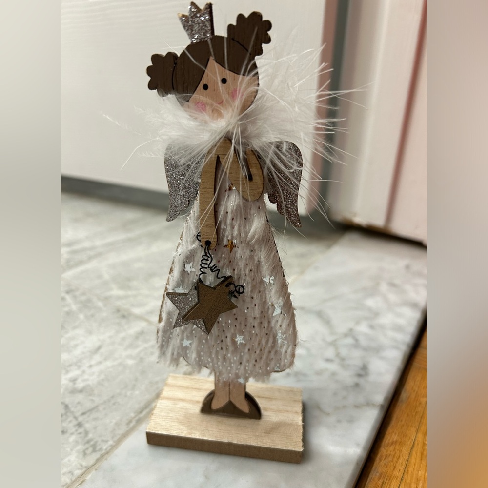 No Name - Wooden Standing angel